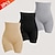 cheap Multipack-Multi Packs 3pcs Women&#039;s Black Underwear Shorts Scrunch Butt Shorts Shapewear Plain Home Daily Spandex