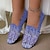 Χαμηλού Κόστους Παπούτσια γραφικών εκτύπωσης-Γυναικεία Χωρίς Τακούνι Slip-Ons Μοκασίνια Παπούτσια εκτύπωσης Παπούτσια Flyknit Κλασικά Loafers Γάμου Καθημερινά Διακοπές Φλοράλ Επίπεδο Τακούνι Κομψό Διακοπές Μοντέρνα Φουσκωτό πηνίο