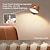 billige Indendørsnatlys-massivt træ væglampe usb opladning nat lys berøring dæmpning 360 roterende øjenbeskyttelse soveværelse sengebord nat lys gang skab lys 1 stk.