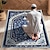 abordables Alfombras y esteras y alfombras-Alfombra de oración musulmana con diseño elegante, alfombra islámica suave, tela de lana sintética, tacto suave, antideslizante
