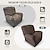 cheap Recliner Chair Cover-Jacquard Recliner Cover Slipcover 1 Piece, Stretch Reclining Chair Covers for 1 Seat Reclining Sofa, Single Seat Recliner Couch Cover very Soft, Machine Washable