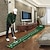 billige Golftilbehør og utstyr-bærbar golfputtingtreningsmatte for innendørs og utendørs, 8 fots puttinggreen med justeringsguider, kompakt utgave, golftilbehør