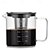 Недорогие Кофейный прибор-Кофеварка для холодного заваривания со стаканом 1,2 л с нескользящей ручкой, каменная банка, кофеварка для чая со льдом, бытовой чайник для переливания