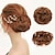 preiswerte Chignons/Haarknoten-1 Stück unordentliches Haar-Dutt-Haarteil, unordentliches Haar-Dutt-Haargummi für Frauen, zerzaustes Hochsteckfrisur-Haarteil, synthetisches, gewelltes, lockiges Chignon-Pferdeschwanz-Haarteil für den