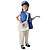 cheap Kids&#039; Costumes-Boys Girls&#039; Postman Cosplay Costume Outfits For Masquerade Cosplay Kid&#039;s Vest Hat