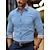 cheap Men&#039;s Button Up Shirts-Men&#039;s Shirt Button Up Shirt Casual Shirt Black White Pink Wine Navy Blue Long Sleeve Plaid Color Block Lapel Daily Vacation Patchwork Clothing Apparel Fashion Casual Smart Casual