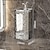 levne Koupelnové pomůcky-průhledná závěsná krabička na kapesníčky světlý luxusní ledovcový vzor nástěnná do kuchyně, koupelny, WC, ideální pro uložení ručníků