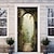 Χαμηλού Κόστους Πόρτα καλύμματα-καμάρα κήπου floral καλύμματα πόρτας τοιχογραφία διακόσμηση πόρτας ταπετσαρία πόρτας διακόσμηση κουρτίνα σκηνικό πανό πόρτας αφαιρούμενο για εξώπορτα εσωτερική διακόσμηση σπιτιού εξωτερικού χώρου