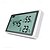 رخيصةأون أجهزة الاختبار والكشف-مقياس حرارة إلكتروني للرطوبة من ديلي، محطة الطقس، دقة عالية مع وظيفة ساعة الطاولة، أداة ميزان حرارة صغير LCD