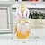 abordables Decoraciones de Pascua-Adornos para colgar ventanas de muñecos sin rostro iluminados de Pascua: figuritas en miniatura creativas, decoraciones de Pascua perfectas