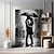 ieftine Picturi cu Oameni-pictat manual cuplu romantic artă minimalistă perete cuplu în ploaie zi ploioasă pictură în ulei realizată manual pentru cupluri cadou decor acasă cadru întins gata de agățat