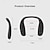 preiswerte Lautsprecher-Rockmia Nackenbügel-Lautsprecher EBS-908, kabelloses Bluetooth 5.0, U-Sharp, heißer Verkauf, 6 W, Musik-Bassbox, Gaming, Reisen, Wandern, Radfahren