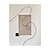 abordables Peintures Abstraites-Peint à la main nordique abstrait marron gris blanc toile art peintures à la main moderne minimaliste lignes mur art photo maison chambre décor pas de cadre
