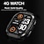 tanie Zegarki inteligentne-696 DM63 Inteligentny zegarek 2.13 in Smart Watch Phone 4G LTE Bluetooth 4G Krokomierz Powiadamianie o połączeniu telefonicznym Pulsometry Kompatybilny z Android iOS Męskie GPS Odbieranie bez użycia