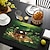 Χαμηλού Κόστους Placemats &amp; Coasters &amp; Trivets-Επιτραπέζιο χαλάκι σουπλά 1 τμχ Επιτραπέζια πατάκια 12x18 ιντσών για διακόσμηση τραπεζαρίας κουζίνας πάρτι