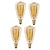 abordables Ampoules incandescentes-Ampoule edison 40w, lampe e14 st48, ampoule à incandescence vintage à intensité variable, 220-240v, 4/6/10 pièces