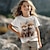 Χαμηλού Κόστους Μπλούζες-κοριτσίστικα μπλουζάκια 3d fox με κοντό μανίκι 3d print καλοκαιρινή ενεργή μόδα χαριτωμένα πολυεστερικά παιδιά 3-12 ετών με λαιμόκοψη σε εξωτερικούς χώρους casual καθημερινή κανονική εφαρμογή