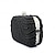 Χαμηλού Κόστους Τσαντάκια &amp; Βραδινές Τσάντες-Γυναικεία Τσάντα Φάκελος τσάντα βράδυ PVC Κράμα Πάρτι Αργίες Συμπαγές Χρώμα Μαύρο Λευκό Κρύσταλλο