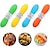ieftine Ustensile Bucătărie &amp; Gadget-uri-8 bucăți suporturi colorate pentru porumb furculițe din oțel inoxidabil pentru porumb cu mâner de cauciuc frigarui de porumb pe stiuleți pentru unelte de gătit de bucătărie și ustensile de petrecere
