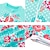 cheap Swimwear-Girls Swimsuit UPF 50+ One Piece Cyan Swimwear Zipper Rashguard Bathing Suit