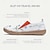cheap Graphic Print Shoes-Women&#039;s Sneakers Flats Slip-Ons Print Shoes Slip-on Sneakers Daily Travel Floral Flat Heel Vacation Casual Comfort Canvas Loafer Blue