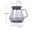 abordables Appliance au café-Verre diamant cafetière partage pot filtre tasse ensemble ménage infusé à la main verser sur les fabricants de verre serveur goutteur gris fumé