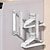 cheap Home Storage &amp; Hooks-Space-Saving Clothes Hanger Organizer Luxury Style Glacier Pattern Expandable, Multi-Functional Wall-Mounted Rack for Balcony, No Drill Required, Home Storage Solution