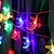 abordables Guirlandes Lumineuses LED-Guirlande lumineuse led étoile lune alimentée par batterie, 3m, 20led, 1.5m, 10led, guirlande lumineuse étoile et lune, décoration de jardin, fête à domicile, eid mubarak