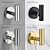 cheap Robe Hooks-4pcs Robe Hooks Wall Mounted Clothes Hooks Bathroom Towel Hooks 304 Stainless Steel for Bathroom Kitchen