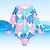 tanie Stroje kąpielowe-Dzieci Dla dziewczynek Kąpielówki Na zewnątrz Wagi Kostiumy kąpielowe 2-12 lat Lato Kolor1 Kolor obrazu 3 Kolor obrazu 4