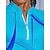 voordelige Designer-collectie-Dames golf jurk Hemelsblauw Mouwloos Bloemig Dames golfkleding kleding outfits draag kleding