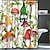 Недорогие Душевая занавеска-Занавеска для душа с крючками для ванной комнаты, красочная окрашенная деревянная занавеска для душа, доска в деревенском стиле, деревенский дом, деревянная винтажная дверь сарая, набор декора для
