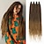 preiswerte Haare häkeln-Dreadlock-Verlängerungen, 24 Zoll, synthetische Hippie-Dreadlocks mit einem Ende, 15 Stränge, Ombre-Braun, 0,6 cm Breite, Loc-Verlängerungen, Reggae-Stil, Häkelhaar für Frauen