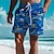 cheap Men&#039;s Printed Shorts-Shark Marine Life Men&#039;s Resort 3D Printed Board Shorts Swim Trunks Elastic Drawstring with Built-in Mesh Lining Comfort Breathable Classic Stretch Short Aloha Hawaiian Style Holiday Beach S TO 3XL