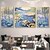 billiga Berömda målningar-duk oljemålning handmålade claude monet liljor impressionistiska väggbilder konst stort rum heminredning (ingen ram)