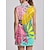 cheap Designer Collection-Women&#039;s Golf Dress Pink Sleeveless Floral Ladies Golf Attire Clothes Outfits Wear Apparel