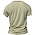 Недорогие мужская футболка хенли-Старые люди На каждый день Муж. 3D печать Рубашка Хенли футболка футболка Для спорта и активного отдыха Повседневные Праздники Футболка Синий Зеленый Цвет хаки С короткими рукавами