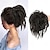 Недорогие Шиньоны-Небрежный пучок для волос, синтетические взлохмаченные прически, пучки для волос, короткий хвост, искусственная резинка для волос, наращивание волос с эластичной резинкой, искусственные пучки для