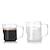 voordelige Koffieapparaat-Glazen Koffie Melk Opschuimen Kannen Met Schaal Melkopschuimer Pitcher Barista Espresso Koffie Latte Melk Pitcher Koffie Kannen 300/500ml