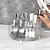 voordelige Badkamergadgets-roterende cosmetische opbergdoos licht luxe gletsjerpatroon transparante make-up organisator carrousel voor huidverzorgingsproducten, parfums en meer op het bureaublad