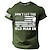 Недорогие Мужские футболки с 3D принтами-Графика Американский флаг Пожилой человек Ретро На каждый день Уличный стиль Муж. 3D печать Футболка Для спорта и активного отдыха Праздники На выход Футболка Черный Зеленый Темно-синий