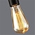 abordables Bombillas incandescentes-6 piezas / 3 piezas 40 W E26 / E27 ST64 Amarillo cálido 2200 k Regulable / Retro / Decorativa Bombilla incandescente Vintage Edison 220-240 V