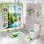 cheap Home &amp; Decor-4pcs Nature Forest Shower Curtain Set Bridge Bathroom Sets With Shower Curtain And Rugs Waterproof Shower Curtain Non-Slip Rug Toilet Lid Bathroom Mat And 12 Plastic Hooks Bathroom Accessories