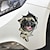 billige Bilklistermærker-3d tyrehund bilklistermærke sød bilklistermærke pitty bulldog auto diy-mærkat modifikation vandtæt