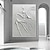 voordelige Abstracte schilderijen-puur met de hand geschilderd mespalet verticaal zwaar getextureerd abstract muurkunst handgemaakt minimalistisch modern wit 3D-textuur schilderij home decor uitgerekt frame klaar om op te hangen