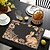 abordables Plaidemats &amp; Coasters &amp; Trivets-Mantel Individual geométrico para mesa, manteles de 12x18 pulgadas para decoración de fiesta, cocina y comedor, 1 ud.
