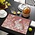 billiga Placemats &amp; Coasters &amp; Trivets-1 st geometrisk bordsunderlägg bordsmatta 12x18 tums bordsmattor för festkök, matsal dekoration