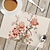 お買い得  Placemats＆Coasters＆Trivets-1pc 伝統的な風景プレースマットテーブルマット 12 × 18 インチのテーブルマットパーティーキッチンダイニング装飾