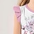 levne Šaty-Girls &#039; 3D Květinový Šaty s volánky Růžová Bez rukávů 3D tisk Léto Denní Dovolená Na běžné nošení Krásná Děti 3-12 let Volnočasové šaty Tankové šaty Nad kolena Polyester Běžný