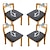 Недорогие Крышка обеденного стула-4 шт. эластичные жаккардовые чехлы на сиденья стульев, водоотталкивающий чехол на подушку стула, съемные моющиеся чехлы на обеденные стулья, противопыльные чехлы на стулья для столовой, чехлы на